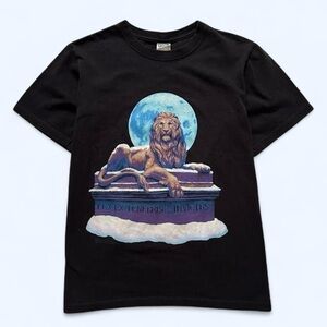 Black Trans Siberian Orchestra Lion Graphic T-Shirt S